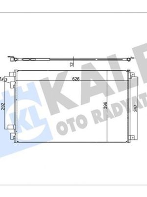 KLİMA RADYATÖRÜ KURUTUCULU [ RENAULT MEGANE II 1.4/1.5 DCI/1.6/2.0 2002- ]