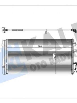 KLİMA RADYATÖRÜ KURUTUCULU [ RENAULT FLUENCE 2008-2010 ]