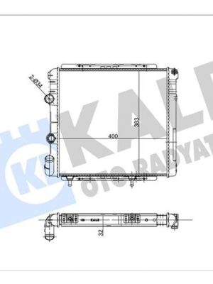MOTOR SU RADYATÖRÜ [ RENAULT R9 1.4 INJ 2 SIRA AL+PL ]
