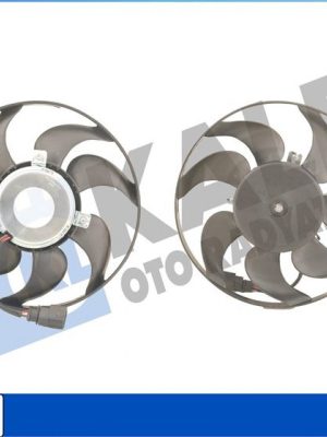FAN MOTORU SAĞ [ VOLKSWAGEN CADDY III , GOLF (V-VI) , PLUS , JETTA (III-IV) , PASSAT , SCIROCCO , TOURAN 200W 295MM ]