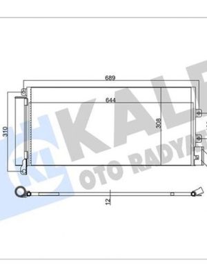 KLİMA RADYATÖRÜ KURUTUCULU [ FIAT LINEA 1.3 JTD ]