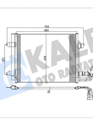 KLİMA RADYATÖRÜ KURUTUCULU [ VOLKSWAGEN CADDY III 1.9 TDI 2003-2008 ]