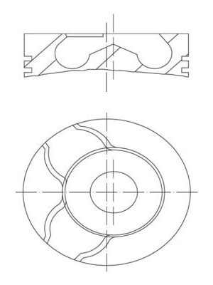 PISTON SEGMAN 76.00 MM (+1.00) CLİO-KANGOO 1.5 DCİ K9K (26 PİM)