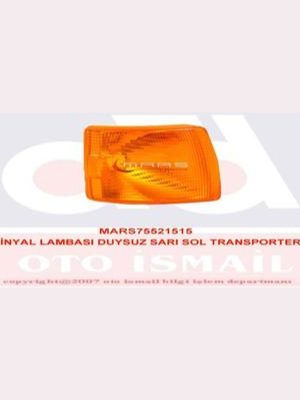 SİNYAL LAMBASI SOL SARI DUYSUZ [ VOLKSWAGEN TRANSPORTER 1990-1996 ]