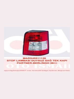 STOP LAMBASI SAĞ [ PEUGEOT PARTNER TEK KAPI 2006 ]