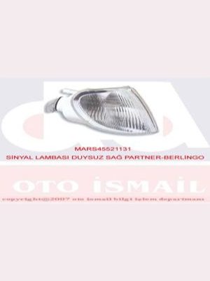 SİNYAL LAMBASI SAĞ DUYSUZ [ PEUGEOT PARTNER , CITROEN BERLINGO ]