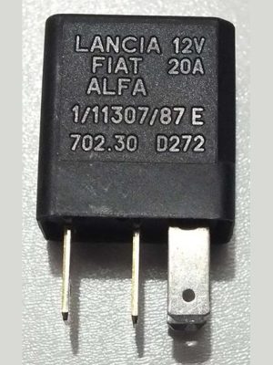 0603010 MİCRO RÖLE 12V 20 AMPER 4 FİŞLİ SİYAH