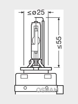 D8S AMPUL 25W XENON 4300 KELVIN