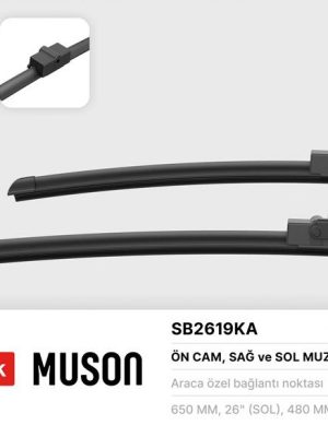SİLECEK SÜPÜRGESİ MUZ TİPİ CITROEN C5 12/03 03/08