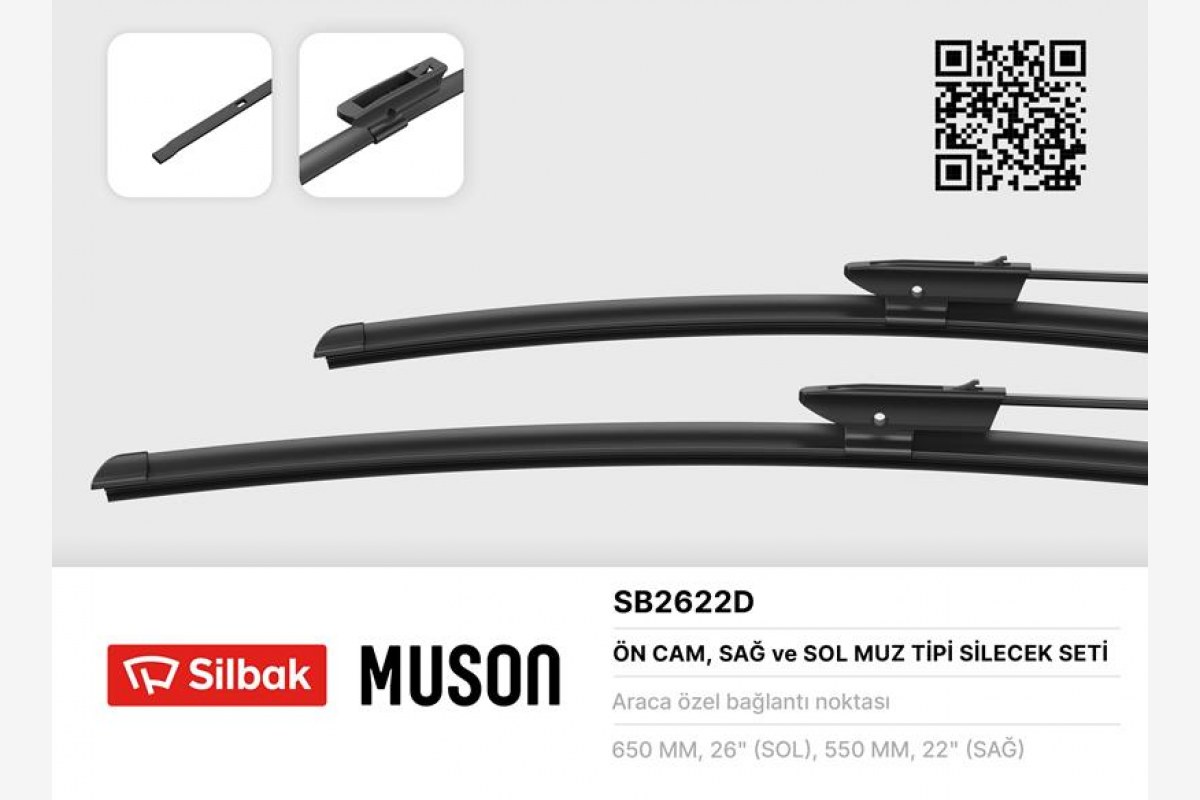 1820117_81762_349872788-1.jpg SİLECEK SÜPÜRGESİ MUZ TİPİ RENAULT SCENİC 2 01/05 - Görsel 1