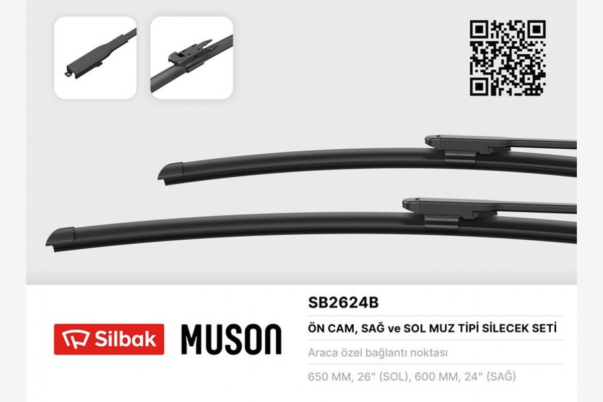 1820120_31045_388972370.jpg SİLECEK SÜPÜRGESİ MUZ TİPİ MERCEDES SPRİNTER 02/05-VW CRAFTER VOLT 04/06MERCEDES VANEO 04/04 - Görsel 1