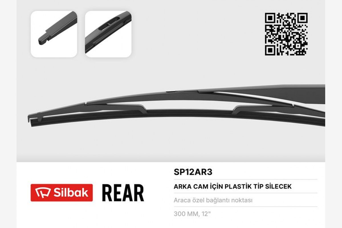 1820186_81779_247579479.jpg SİLECEK SÜPÜRGESİ ARKA CITROEN C1 (06/05-), DODGE NİTRO (06/07-), PEUGEOT 107 (06/05-), RENAULT TWİNGO I (03/93-05/07), TOYOTA AYGO (02/05-), YARİS P1 (01/01-08/06) - Görsel 1