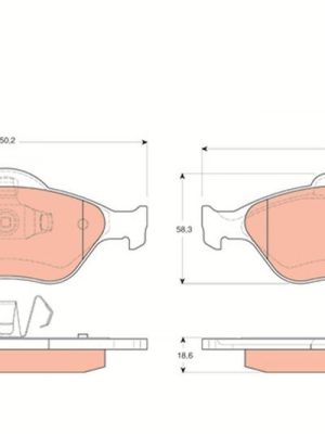 FREN BALATASI ÖN FİESTA ABSLİ  00-FUSION 02-MAZDA 121 96-MAZDA 2 03-