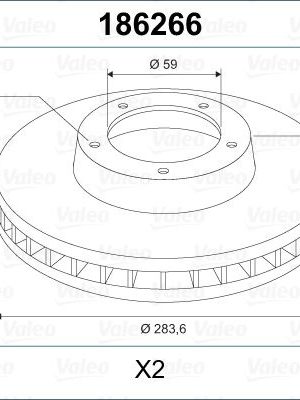 FREN DİSKİ ÖN FIAT Doblo Y.M 06-