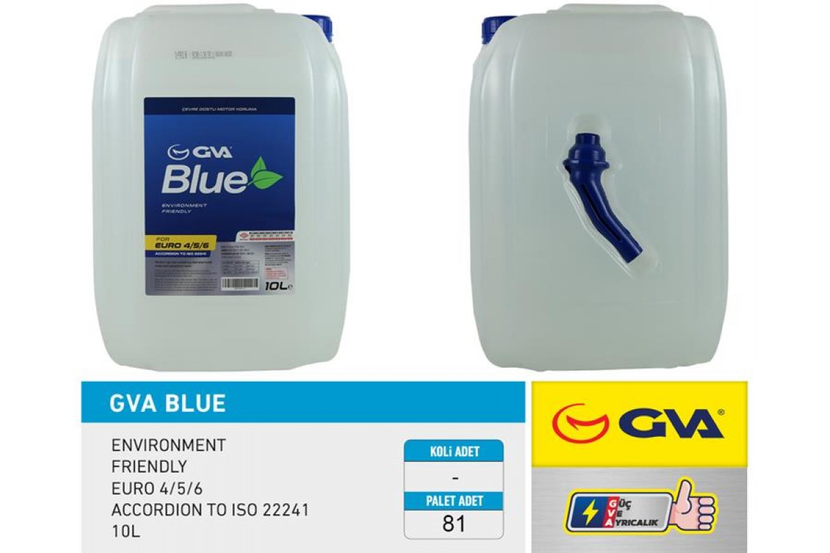 1825420_943131_260648785.jpg GVA BLUE SIVISI 10 LT EURO 4-5 / BİNEK EURO 6 HUNİLİ AMBALAJ - Görsel 1