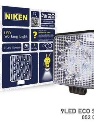 CALISMA LAMBASI ECO 9 LEDLİ KARE