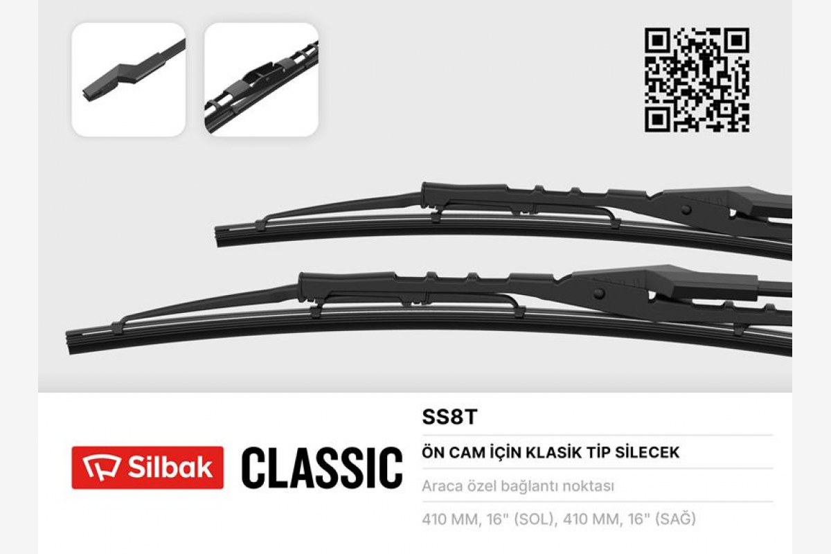 1839118_12719_326140191.jpg SİLECEK SÜPÜRGESİ FISKİYELİ METAL TİP 430 MM İ (RENAULT 9, 11) - Görsel 1