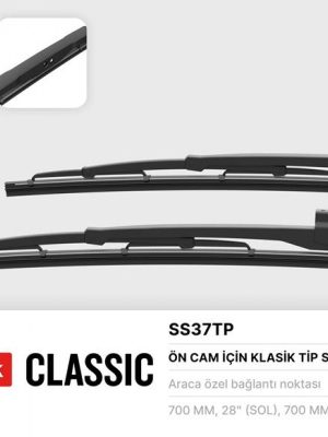 SİLECEK SÜPÜRGESİ VİDALI 700MM MAN SL200 SÜPÜRGE 70CM O 6-BMC LEVEND XL-RENAULT MAGNUM