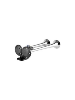 İKİ BORULU-DÜZ SES 12V KROM BORULU