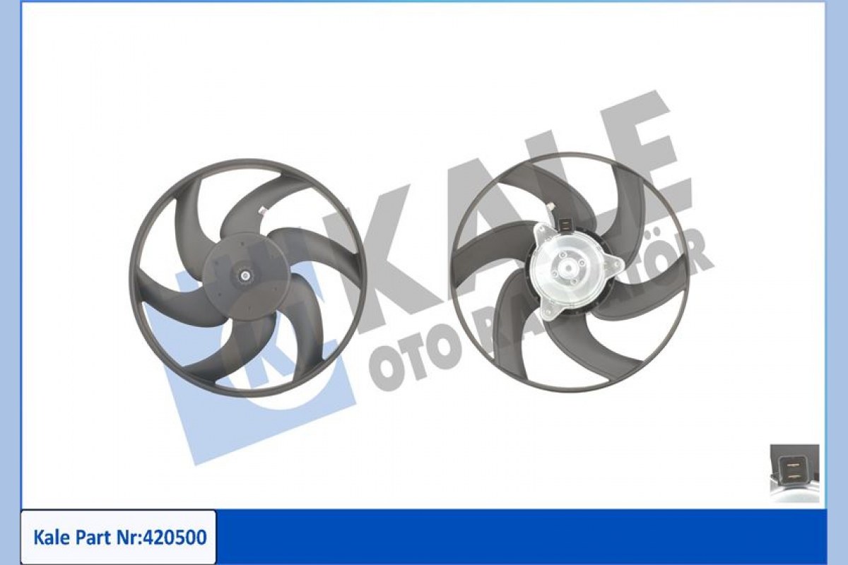 1848273_1056506_918024654.jpg FAN MOTORU CITROEN BERLINGO-XANTIA-ZX-XANTIA-XSARA PEUGEOT P306-P406-PARTNER 250W-335mm - Görsel 1