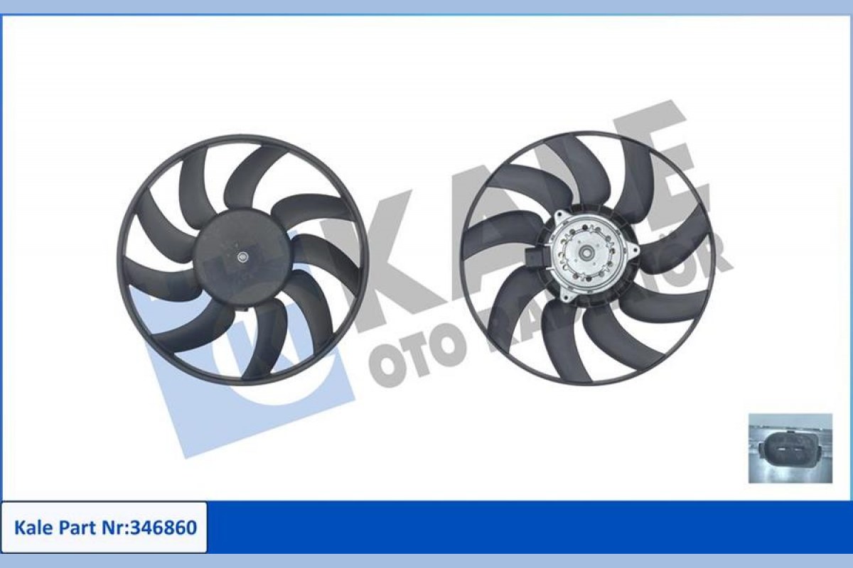 1849486_1060487_601200598.jpg FAN MOTORU SOL A4 08 A5 08 A6 11 Q5 09 EXEO 10 2.0TDI-3.0TDI - Görsel 1