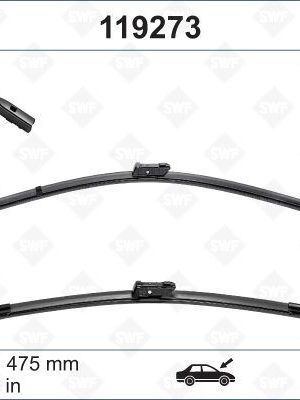 SWF VisioFlex Flat Blade X2 650 475 mm VW Passat 8-Passat 8 Variant-Passat 8 SW 11/14