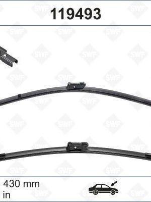 SWF VisioFlex Flat Blade X2 650 430 mm PEUGEOT 508 II 09/18