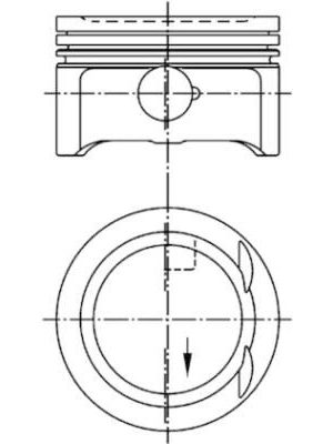 PISTON SEGMAN STD 90.91mm MERCEDES M111 W202 C208 W210 R170