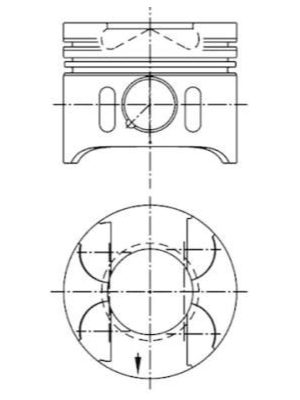 PISTON SEGMAN STD 88.00mm MERCEDES OM611 OM612 OM613 W203 W210 W163 W220 W638 B901 B905 Euro 3