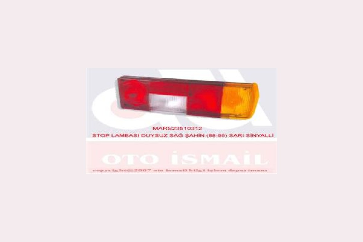 1854830_1081106_333258617.jpg STOP LAMBASI DUYSUZ SAĞ ŞAHİN 88-95 SARI SİNYALLİ - Görsel 1