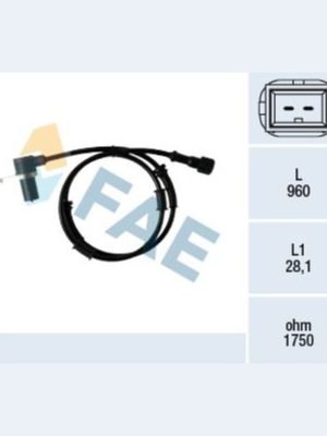 ON ABS SENSORU VOLVO S40 I 644 1.6 99 04 V40 645 95 04