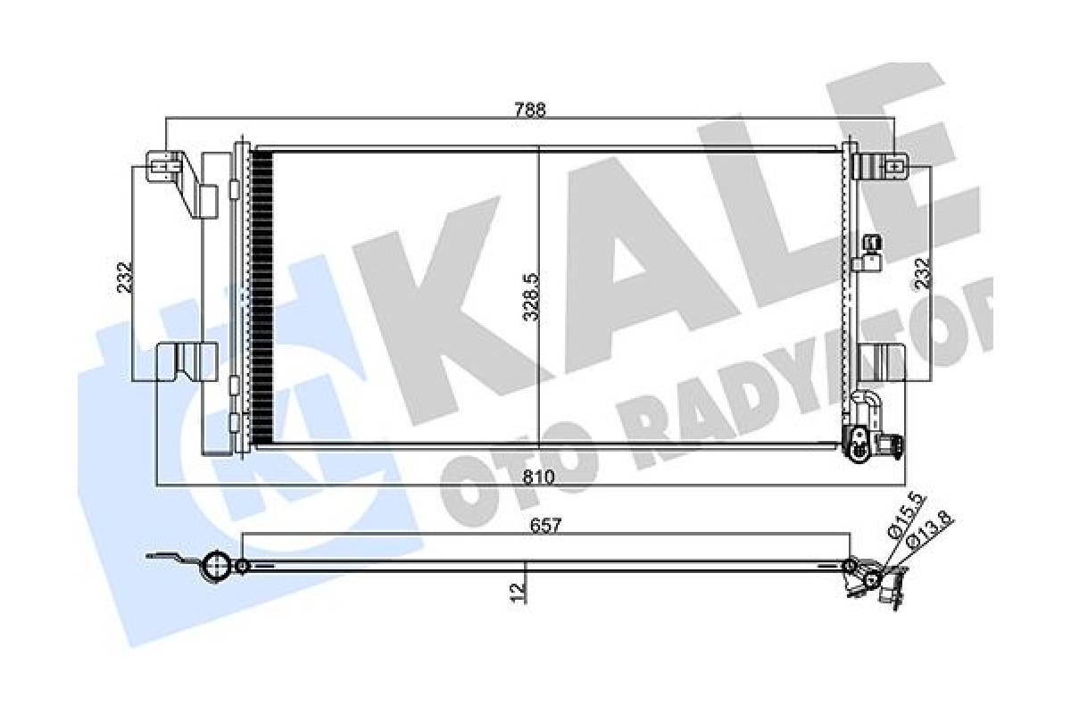 1856058_1083947_476345277.jpg KONDENSER AUDI A4 16-A5 17-A6 19-A7 19- AL/AL - Görsel 1