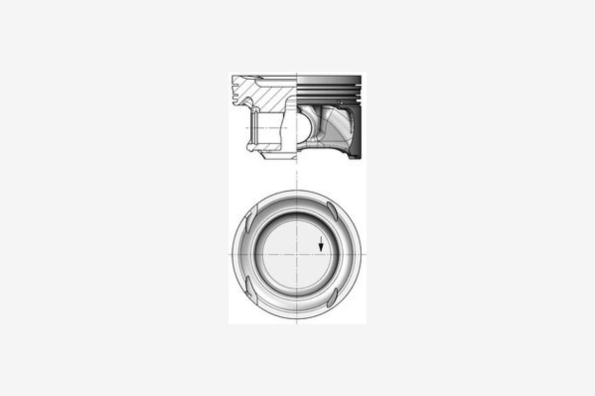 1856954_1086332_574033997.jpg PISTON SEGMAN STD 83.00mm MERCEDES M270.920 W176 W246 C117 X156 - Görsel 1