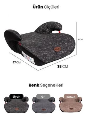 BEBEK KOLTUK YÜKSELTİCİ BODSTER KAHVERENGİ YAŞ GRUP II-III/15-36 KG