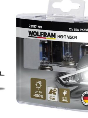 AMPUL 12V H7 55 PX26d NIGHT VISION 150 FAZLA 20 BEYAZ IŞIK