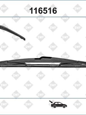 SİLECEK SWF 30cm x1 ARKA FOCUS III 11 FIESTA 06 QASHQAI 07 SECENIC III 09 YARIS SAAB