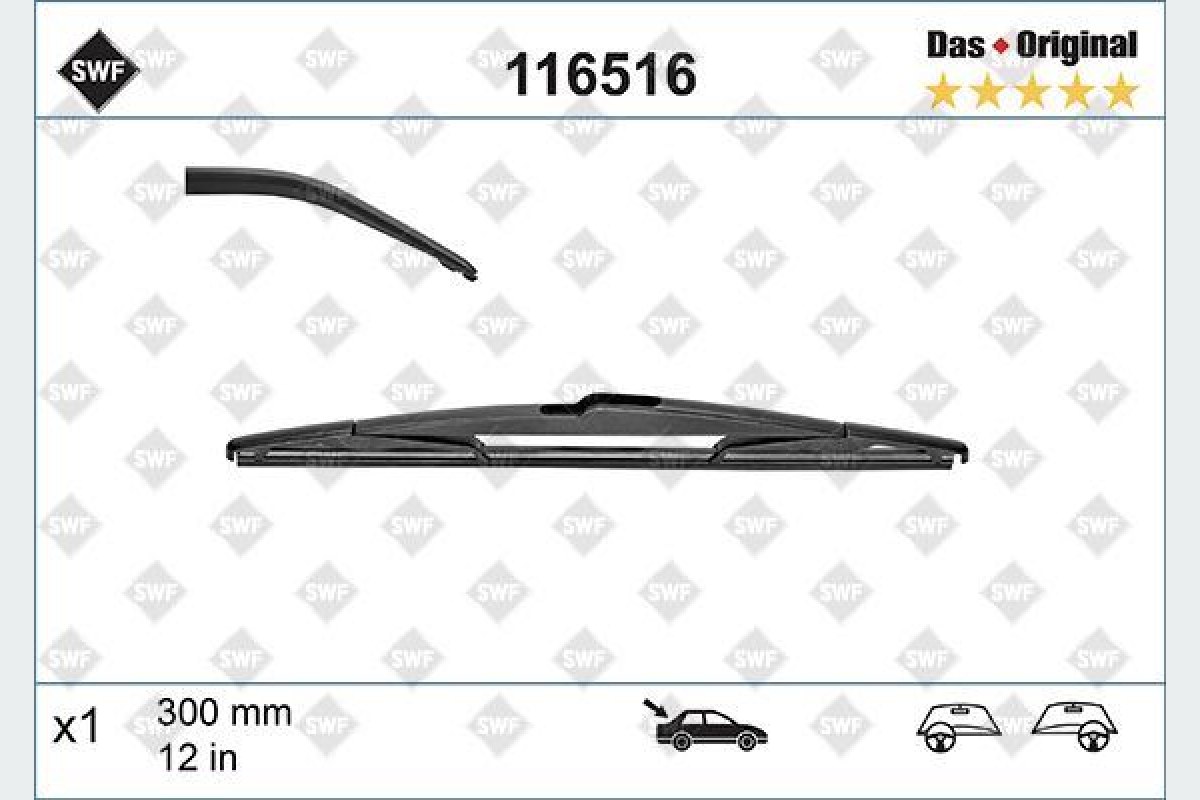 1868236_1137024_288442448.jpg SİLECEK SWF 30cm x1 ARKA FOCUS III 11 FIESTA 06 QASHQAI 07 SECENIC III 09 YARIS SAAB - Görsel 1