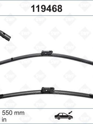 SWF VisioFlex Flat Blade X2 630 550 mm VW Tiguan II