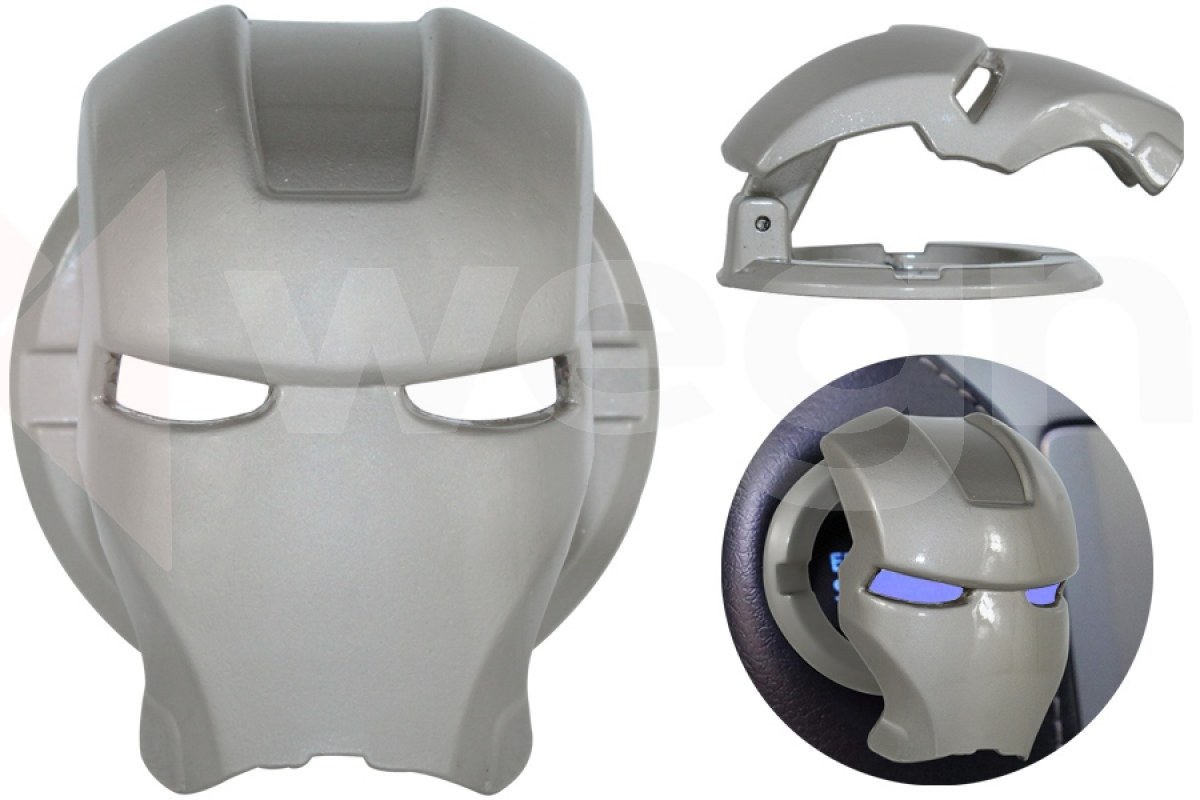 1868354_1137202_930891467.jpg IRON MAN START STOP KORUYUCU KAPAK GRİ - Görsel 1