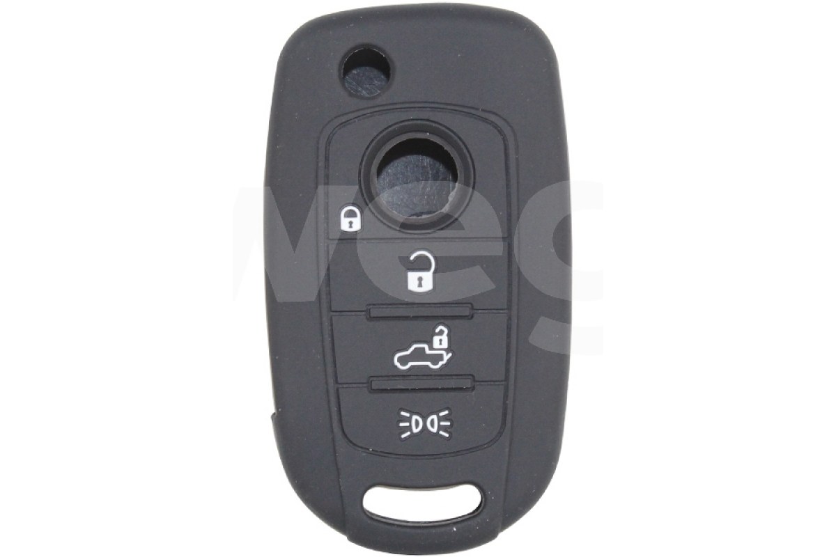 1868360_1137208_319357427.jpg KONTAK ANAHTAR KUMANDA KORUYUCU KILIF SİLİKON FIAT EGEA CRONOS 500X SİYAH - Görsel 1