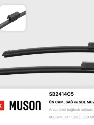 SİLECEK SÜPÜRGESİ 600/350MM MUZ TİPİ MG ZS-ZS EV 10/17