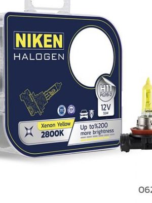 NIKEN 12V H11 55W SARI IŞIK AMPUL PG319-2 2800K