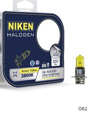 NIKEN 12V H3 55W SARI IŞIK AMPUL PK22s 2800K