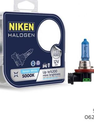 NIKEN 12V H11 55W BEYAZ IŞIK AMPUL PG319-2 5000K