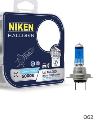 NIKEN 12V H7 55W BEYAZ IŞIK AMPUL PX26d 5000K