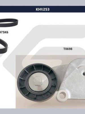 ALTERNATÖR GERGİ KİTİ 6PK975 P207-P308-P3008-P5008-PARTNER-BERLINGO-C3-C4-C5-DS3-DS4 1.4-1.6 HDI