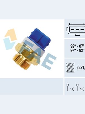 FAN MÜŞÜRÜ 87-92c PARTNER-BERLINGO-P205-P306-P405-EXPERT-JUMPY-XSARA-ZX 1.1-1.4-1.6-1.9