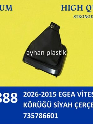2026-2015 EGEA VİTES KÖRÜĞÜ SİYAH ÇERÇEVELİ