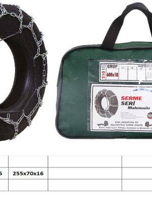 PATİNAJ ZİNCİRİ MİNİBÜS VE KAMYONET SERME 9.5X15 - 10 50 - 15 - 255x70x16 - 225x60x17