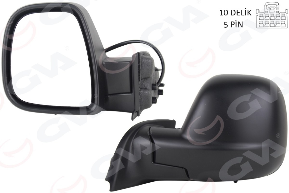 1906890_1257494_224986030.jpg DIŞ DİKİZ AYNASI SOL BERLINGO- RIFTER 2019>COMBO-PROACE CITY 19> ELEKTRİKLİ DESENLİ REZİSTANSLI - Görsel 1